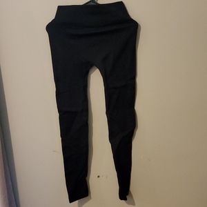 Black high rise leggings